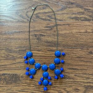 Ily Couture Cobalt Blue Bubble Necklace
